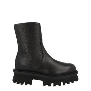 Ferragamo Klem Combat Boots Black Womens